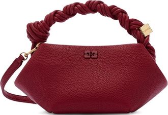 Ganni Borsa tote con manico - Rosso