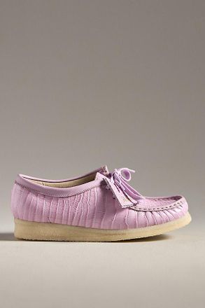 Clarks Wallabee Crocodile Flats