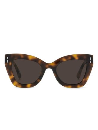Isabel Marant Occhiali da sole IM0050 con effetto tartarugato - Marrone