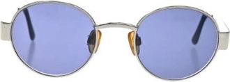 Chanel Pre-owned Accessories, female, Blue, Size: ONE SIZE Pre-owned Metal Sunglasses