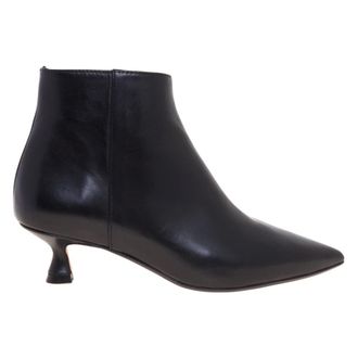 Anna F. Enkellaarsjes FW 2026/27 - Dames - Schoenen - Zwart - Maat: 36 EU Zijde