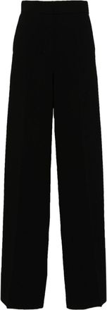 Max Mara Leccio trousers - women - Polyester/Triacetate - 42 - Black