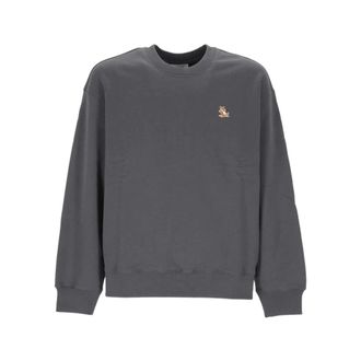 Maison Kitsun&eacute; Chillax Fox Comfort Sweatshirt - Heren - Sweatshirts & Hoodies - Grijs - Maat: S Katoen