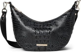 Brahmin Percy Crossbody Cross Body Womens Handbags Black, Leather