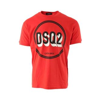 Dsquared2 Hombre, Camisetas, Rojo, Talla: S