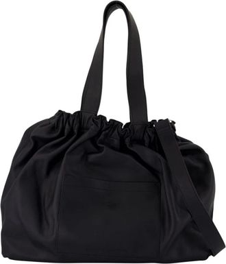 Sams&oslash;e & Sams&oslash;e Gewatteerde leren crossbody tas in zwart - Dames - Handtassen - Zwart - ONE Size - Tassen
