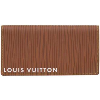 Louis Vuitton Pre-owned Wallets, male, Brown, Size: ONE SIZE Pre-owned Leather Wallet