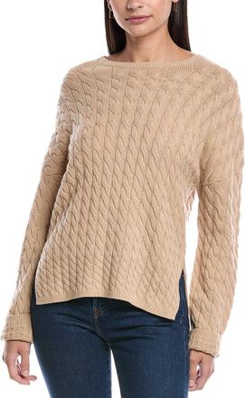 Theory Karina Cable Wool & Cashmere-Blend Sweater