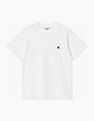 Carhartt Work in Progress Mens Carhartt WIP S/S Madison T-Shirt White/Black - Size: 36