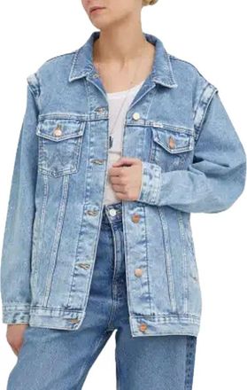 Amiri Womens Blue Cotton Denim Jacket Clothing