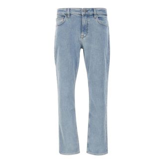 HUGO BOSS Hugo, Straight Jeans, male, Blue, Size: W35 L32 Delaware Jeans