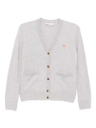 Maison Kitsuné Baby Fox Patch cardigan - Grey