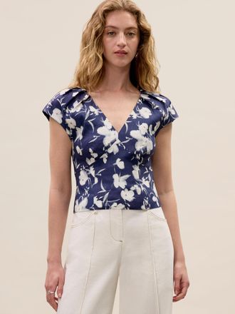 Rebecca Taylor Bea Linen Blouse
