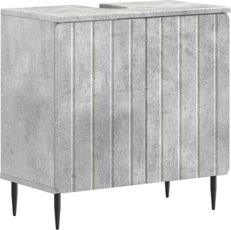 vidaXL Mueble De Lavabo Para Ba&ntilde;o Zwolle Gris Hormig&oacute;n Vidaxl
