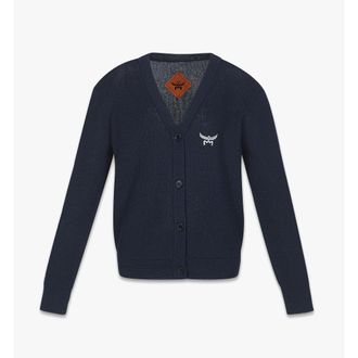 MCM Logo Embroidery Knit Cardigan