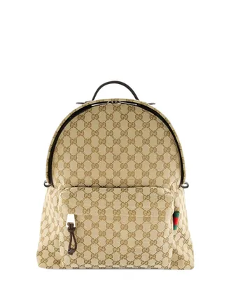 Gucci GG-monogram backpack - men - Polyester/Cotton/Polyamide - OS - Neutrals