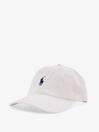Polo Ralph Lauren Mens Baseball Hat White Cotton