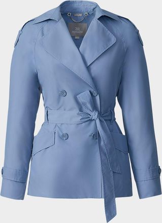 Soia & Kyo Ultra-Lightweight Packable Short Trench Coat