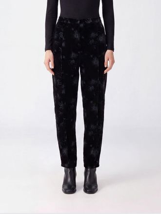 Pinko Pantaloni straight a fantasia floreale in misto viscosa