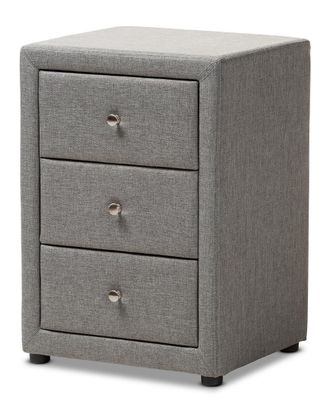 Design Studios Tessa 3-Drawer Nightstand
