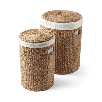 Humdakin Laundry Hamper W&auml;schekorb, Seegras (2er-Set)