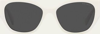 Prada Geometric Square Acetate Sunglasses
