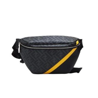 Fendi Pre-owned Belt Bags, female, Gray, Size: ONE SIZE Pre-owned Zucchino Shoulder bag
