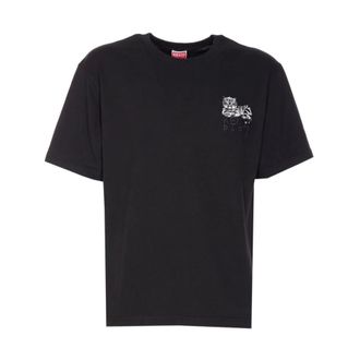 Kenzo T-Shirts, male, Black, Size: S Black T-shirts and Polos