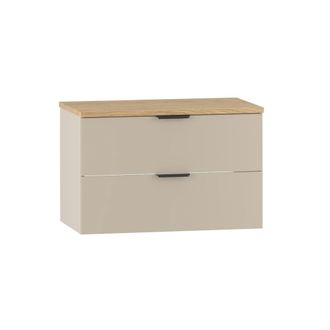 Petits Meubles Mueble bajo lavabo 80cm encimera paneles de melamina y mdf cachemira