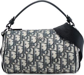 Dior Pre-owned Dior Mini Oblique Canvas Roller Messenger Bag 03-BO-1221