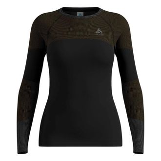 Odlo Maglia Intima Performance Warm - - Sport - Donna - Nero - M