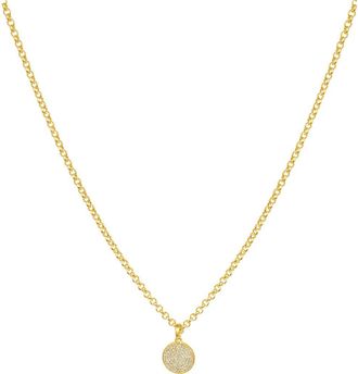 Dean Davidson Madeleine Pav&eacute; Pendant Necklace in Gold at Nordstrom