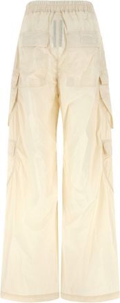 Rick Owens Womens Beige Nylon Cargo Pants