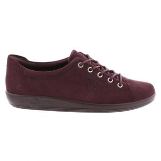 Ecco Ecco Soft 2.0 206503 Leather Womens Low Top Trainers - Fig - Size:UK 5-5.5