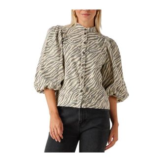 Minus Overhemden, Dames, Veelkleurig, S, Katoen, Olenna Shirt