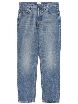 Haikure Medium Blue Faded Tokyo Cotton Jeans