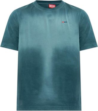 Diesel Hombre, Camisetas, Azul, Talla: 2XL
