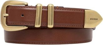Guess Accessoires, Dames, Bruin, S, Leer, Echtlederen Riem