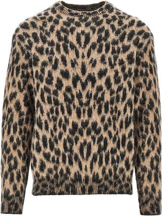 Laneus Knitted sweater with spotted motif Man 48
