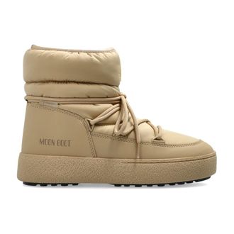 Moon Boot Ltrack Low Nylon WP - Dames - Schoenen - Beige - Maat: 38 EU Nylon