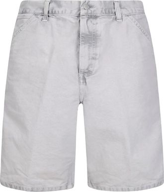 Carhartt Work in Progress Single Knee Short - Heren - Denim shorts - Grijs - W31 - Katoen - Korte Broeken