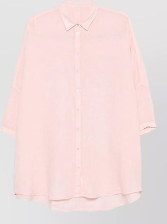 120% Lino linen short-sleeve shirt