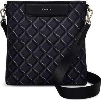 Radley London Southwell Gardens Geo Crossbody Bag in Black at Nordstrom Rack