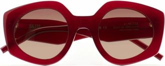 Kaleos Almeida 001 Zonnebril - Dames - Zonnebrillen - Rood - 50 MM - Accessoires