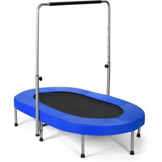 Costway Costway Cama El&aacute;stica Para 2 Personas Con Barra Regulable Mini Trampol&iacute;n Para Jard&iacute;n Patio Carga Hasta 150kg Para Ni&ntilde;o Y Adulto