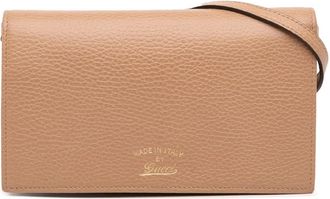 Gucci Borsa a tracolla Dollar Swing in pelle di vitello con tracolla 2000-2015 - Marrone