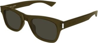 Saint Laurent 877 004 Zonnebril - Heren - Zonnebrillen - Groen - 51 MM - Accessoires