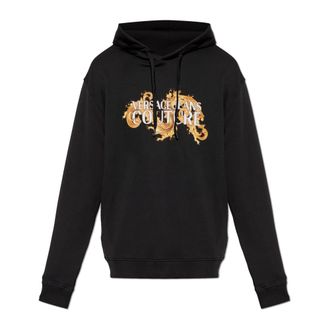 Versace Jeans Couture Hoodies, male, Black, Size: 2XL The Hoodie