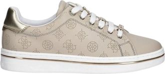 Guess Schoenen, Dames, Beige, 40 EU, Beige Sportieve Damessneakers