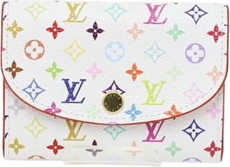 Louis Vuitton Pre-owned Wallets, female, Multicolor, Size: ONE SIZE Pre-owned Canvas Wallet